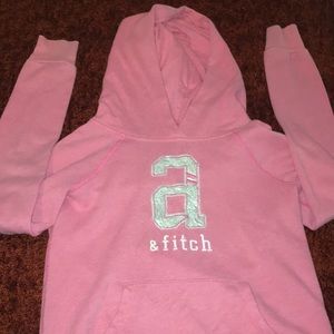 Pink Abercrombie&fitch hoodie